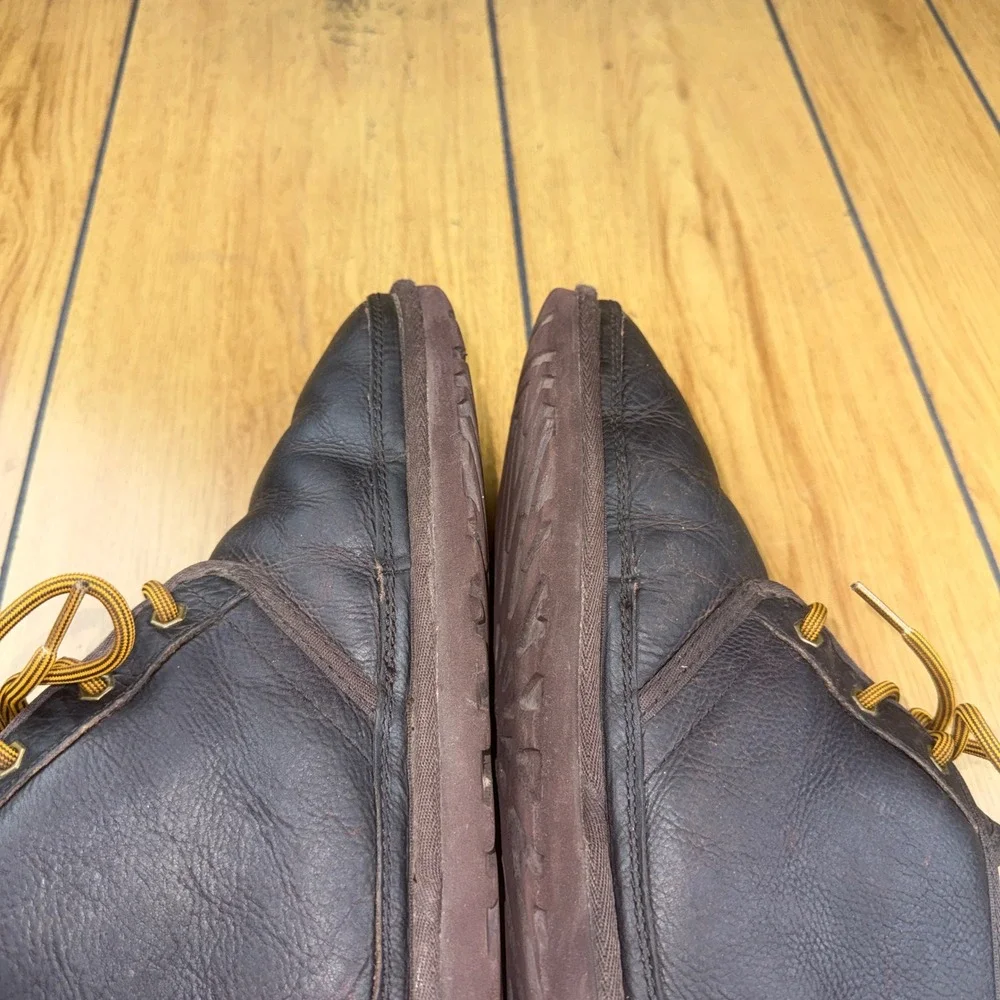 UGG Neumel Leather Boots Stout Brown Mens 11 Chukka Lace‎ Up 1008908